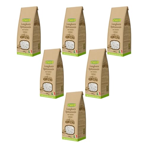 Rapunzel - Langkorn Spitzenreis weiß - 0,5 kg - 6er Pack von Rapunzel Naturkost