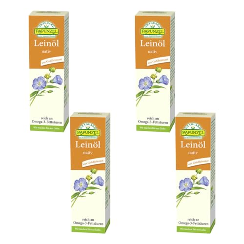 Rapunzel - OXYGUARD Leinöl nativ - 100 ml - 4er Pack von Rapunzel Naturkost