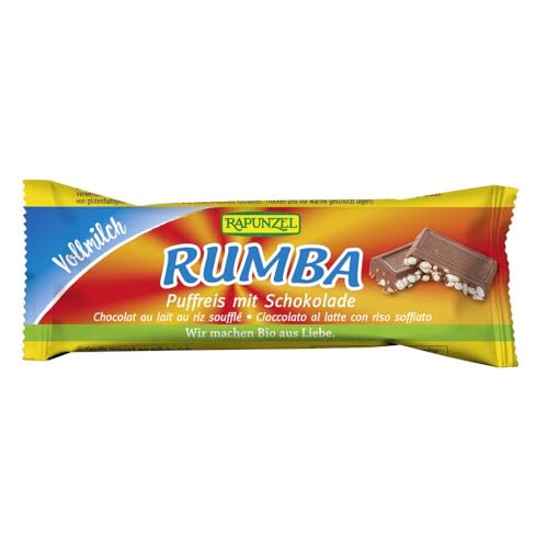 Rapunzel - Rumba Puffreisriegel Vollmilch - 50 g - 30er Pack von Rapunzel Naturkost