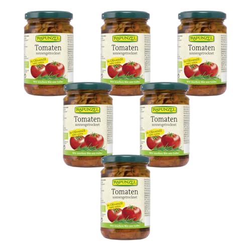 Rapunzel - Tomaten getrocknet in Olivenöl extra saftig - 0,275 kg - 6er Pack von Rapunzel Naturkost