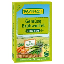 Gemüse-Brühwürfel ohne Hefe von RAPUNZEL