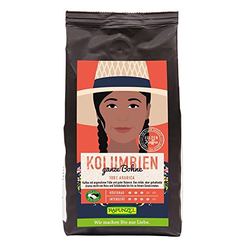 Rapunzel Bio Heldenkaffee Kolumbien, ganze Bohne, 250 g von Rapunzel