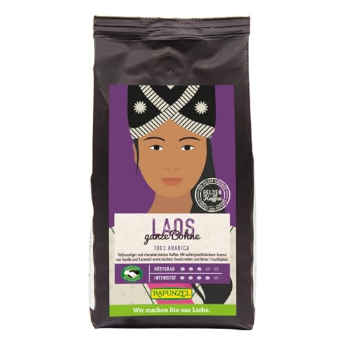 Rapunzel Bio Heldenkaffee Laos, ganze Bohne HIH (1 x 250 gr) von Rapunzel