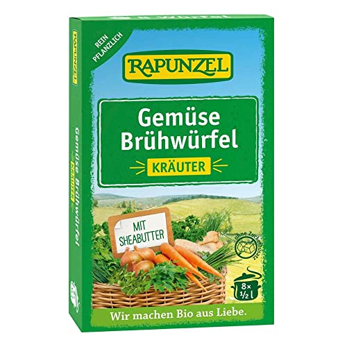 Rapunzel, Gemüse-Brühwürfel mit Kräutern, mit Bio-Hefe, 8St von Rapunzel