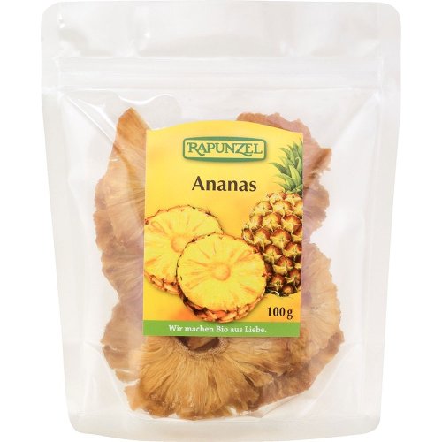 Rapunzel Ananasringe, getrocknet (100 g) - Bio von Rapunzel