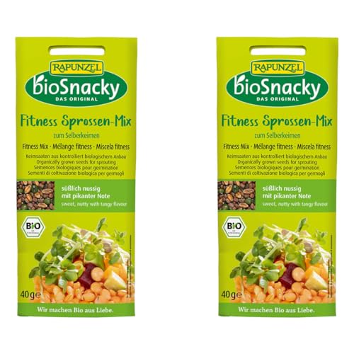 Rapunzel Fitness Sprossen-Mix bioSnacky (2 x 40 gr) von Rapunzel