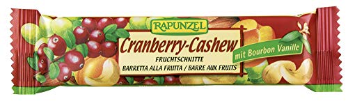 Rapunzel Bio Fruchtschnitte Cranberry-Cashew, 40 g von Rapunzel