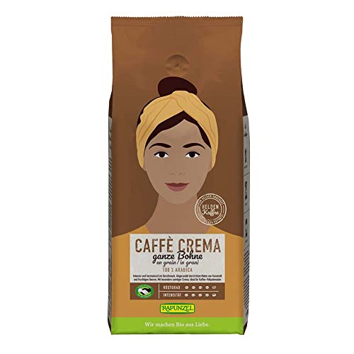 Rapunzel Bio Gusto Caffè Crema ganze Bohne HIH (6 x 1 kg) von Rapunzel