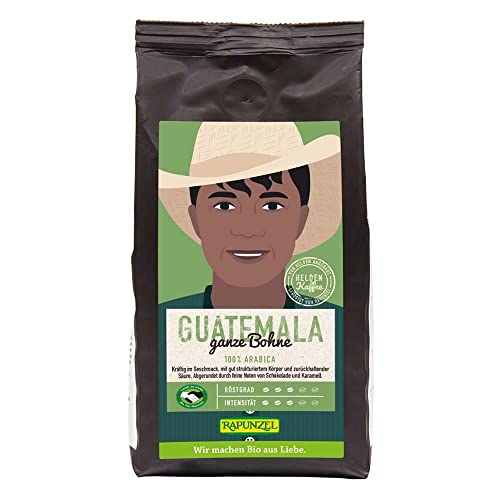 Rapunzel Bio Heldenkaffee Guatemala, ganze Bohne, 250 g von Rapunzel