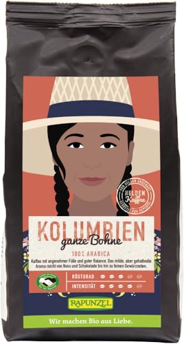 Heldenkaffee Kolumbien, ganze Bohne HIH von Rapunzel