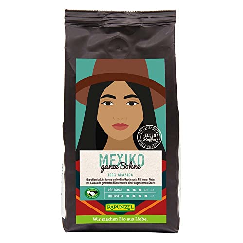 Heldenkaffee Mexiko, ganze Bohne HIH 1 x 250 gr von Rapunzel