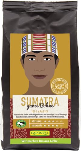 Heldenkaffee Sumatra, ganze Bohne HIH 2 x 250 gr von Rapunzel