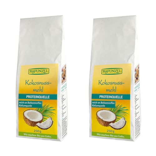 Rapunzel Bio Kokosmehl, 2er Pack (2 x 250g) - BIO von Rapunzel