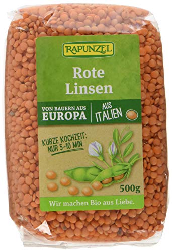 Rapunzel Bio Linsen, rot, 500 g von Rapunzel