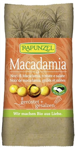 Rapunzel Bio Macadamia Nusskerne geröstet, gesalzen HIH (2 x 50 gr) von Rapunzel