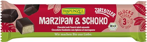 Rapunzel Bio Glücksstücke Marzipan & Schoko Zartbitter (2 x 50 gr) von Rapunzel