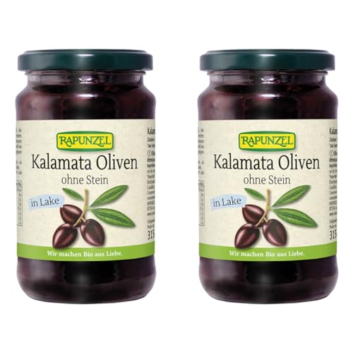 Rapunzel Bio Oliven Kalamata violett, ohne Stein in Lake (2 x 315 gr) von Rapunzel