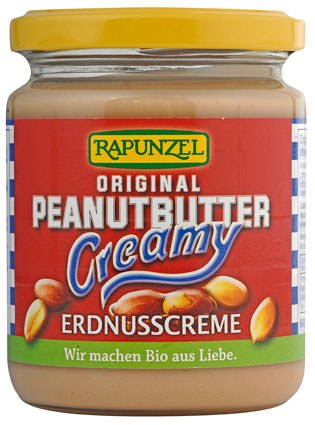 Rapunzel Bio Original Peanutbutter Creamy, 6 x 250g von Rapunzel