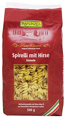 Spirelli mit Hirse Semola 1 x 500 gr von Rapunzel