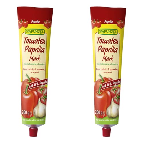 Rapunzel Bio Tomaten Paprika Mark in der Tube (2 x 200 gr) von Rapunzel