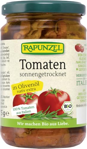 Rapunzel Bio Tomaten getrocknet in Olivenöl, mild-würzig (6 x 275 gr) von Rapunzel