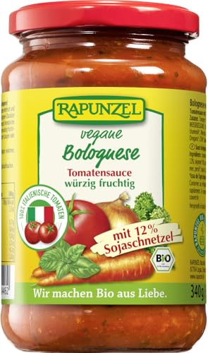 Tomatensauce Bolognese, vegan, mit Soja 6 x 330 ml von Rapunzel