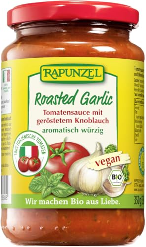 Rapunzel Bio Tomatensauce Roasted Garlic (6 x 330 ml) von Rapunzel