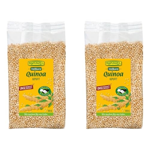 Rapunzel Bio Vollkorn Quinoa gepufft HIH (2 x 100 gr) von Rapunzel