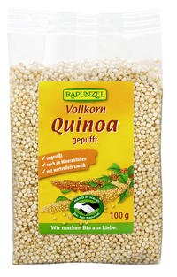 Rapunzel Bio Vollkorn Quinoa, gepufft - 4er Pack (4 x 100g) - BIO von Rapunzel