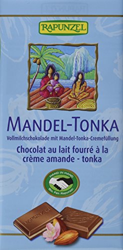 Rapunzel Bio Vollmilch Schokolade Mandel-Tonka HIH, 100 g von Rapunzel