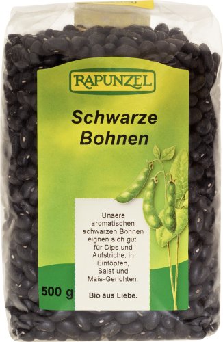 Rapunzel Bohnen, schwarz, 2er Pack (2 x 500 g) - Bio von Rapunzel