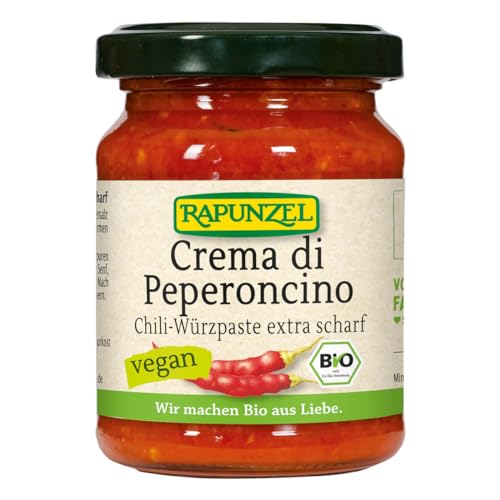 Rapunzel Crema di Peperoncino, extra scharf, 2er Pack (2 x 120 g) - Bio von Rapunzel