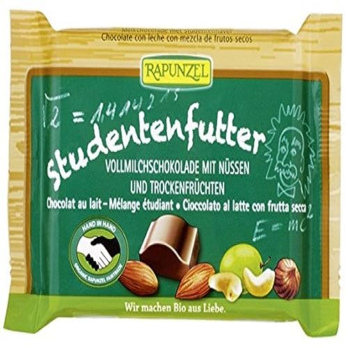 Rapunzel Cristallino-Vollmilchschokolade mit Nüssen & Trockenfrüchten (100 g) - Bio von Rapunzel