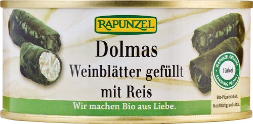 Rapunzel Dolmas Weinblätter gefüllt mit Reis, Projekt Bio, 280 g von Rapunzel