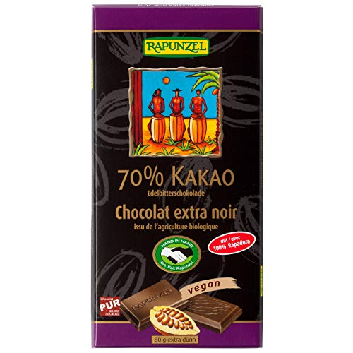 Rapunzel Edelbitterschokolade, 70% Kakao, 80 g von Rapunzel