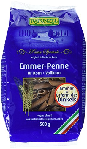 Rapunzel Emmer-Penne Vollkorn, 4er Pack (4 x 500 g) von Rapunzel