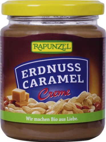 Rapunzel Erdnuss-Caramel Creme, 2er Pack (2 x 250 g) - Bio von Rapunzel