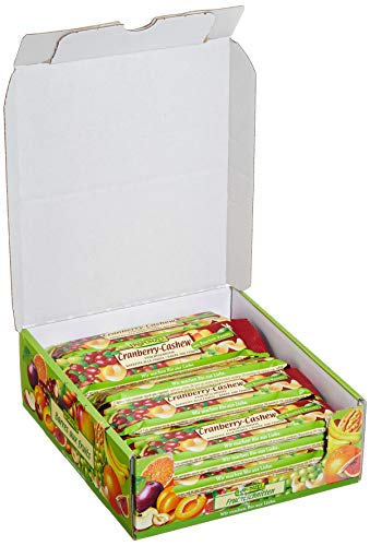 Rapunzel Fruchtschnitte Cranberry-Cashew, 25er Pack (25 x 40 g) - Bio von Rapunzel