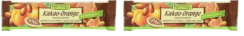 Rapunzel Fruchtschnitte Kakao-Orange,2er Pack (1 x 40 g) - Bio von Rapunzel