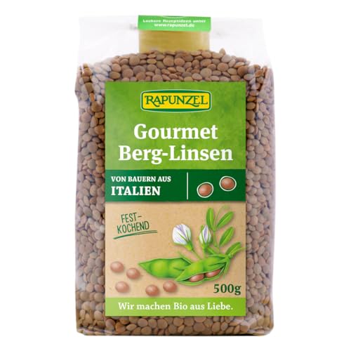 Rapunzel Gourmet Berg-Linsen braun Bio, 500 g von Rapunzel