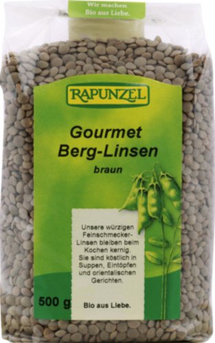 Rapunzel Gourmet Linsen braun, 6er Pack (6 x 500 g) - Bio von Rapunzel