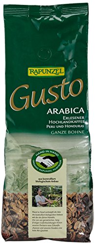 Rapunzel Gusto Arabica ganze Bohne HIH, 1er Pack (1 x 1 kg) - Bio von Rapunzel