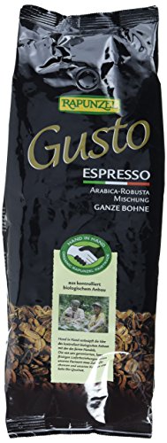 Rapunzel Gusto Espresso all'italiana ganze Bohne HIH, 1er Pack (1 x 1 kg) - Bio von Rapunzel