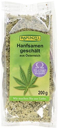 Rapunzel Hanfsamen geschält, 3er Pack (3 x 200 g) von Rapunzel