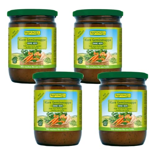 Rapunzel Klare Suppe ohne Hefe, 4er Pack (4 x 300 g) - Bio von Rapunzel