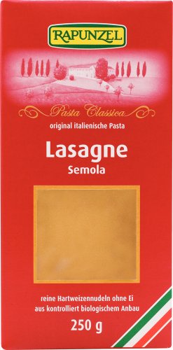 Lasagne-Platten Semola 2 x 250 gr von Rapunzel