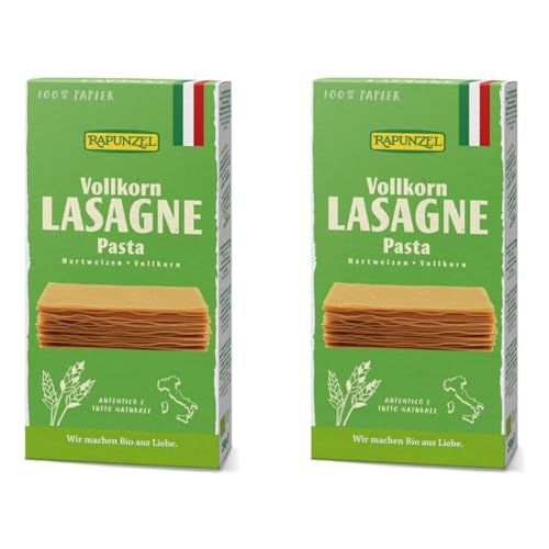 Rapunzel Lasagne-Platten Vollkorn, 2er Pack (2 x 250 g) - Bio von Rapunzel