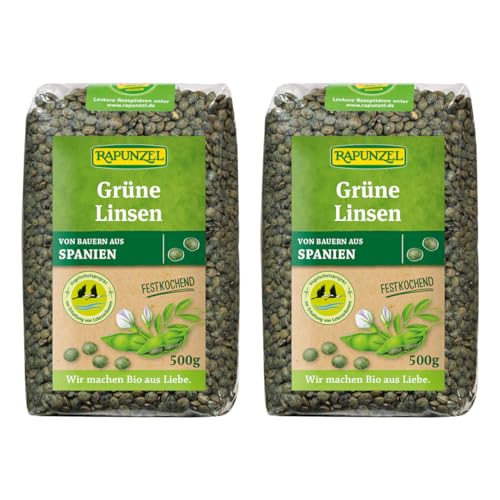 Rapunzel Bio Linsen grün (2 x 500 gr) von Rapunzel