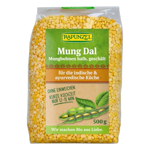 Rapunzel Mung Dal, Mungbohnen halb, geschält , 500 g von Rapunzel