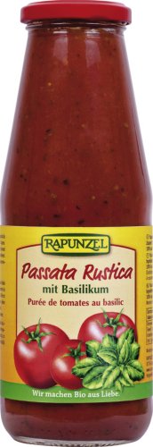 Passata Rustica mit Basilikum von Rapunzel